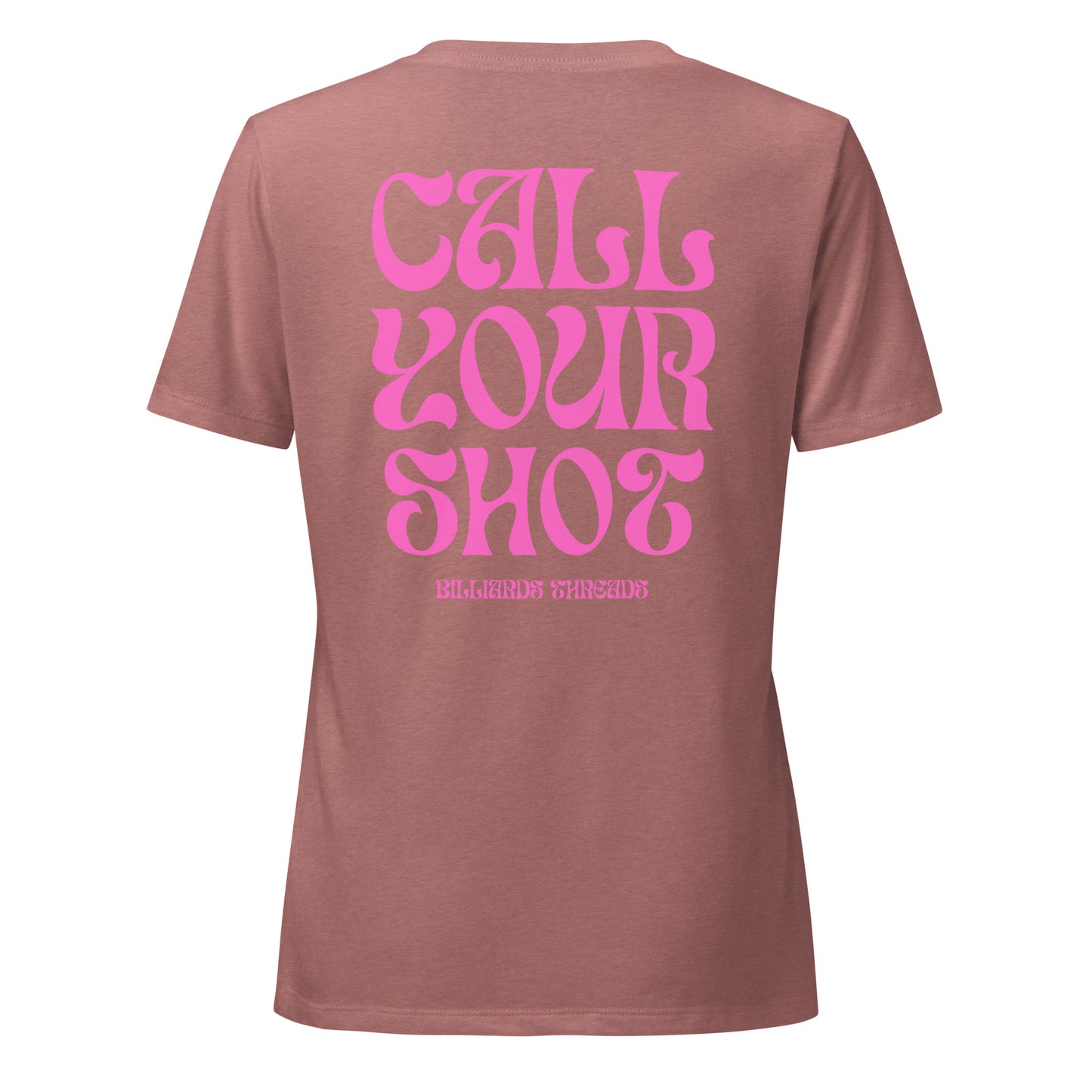 Women’s relaxed v-neck t-shirt call shot
