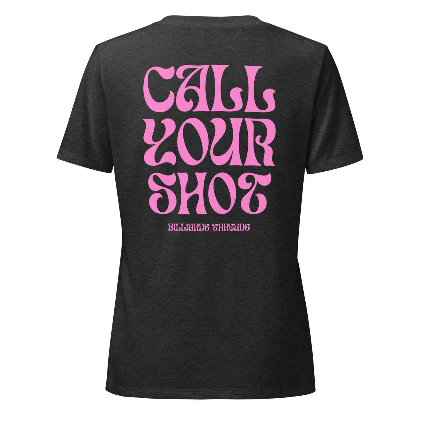 Women’s relaxed v-neck t-shirt call shot