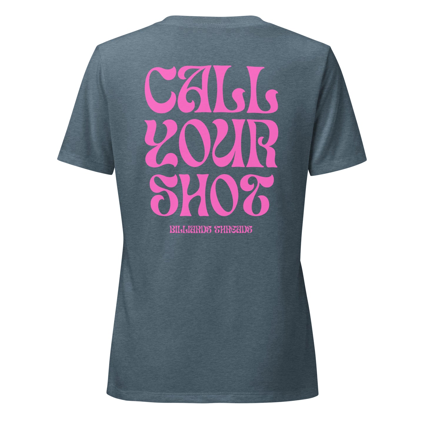 Women’s relaxed v-neck t-shirt call shot