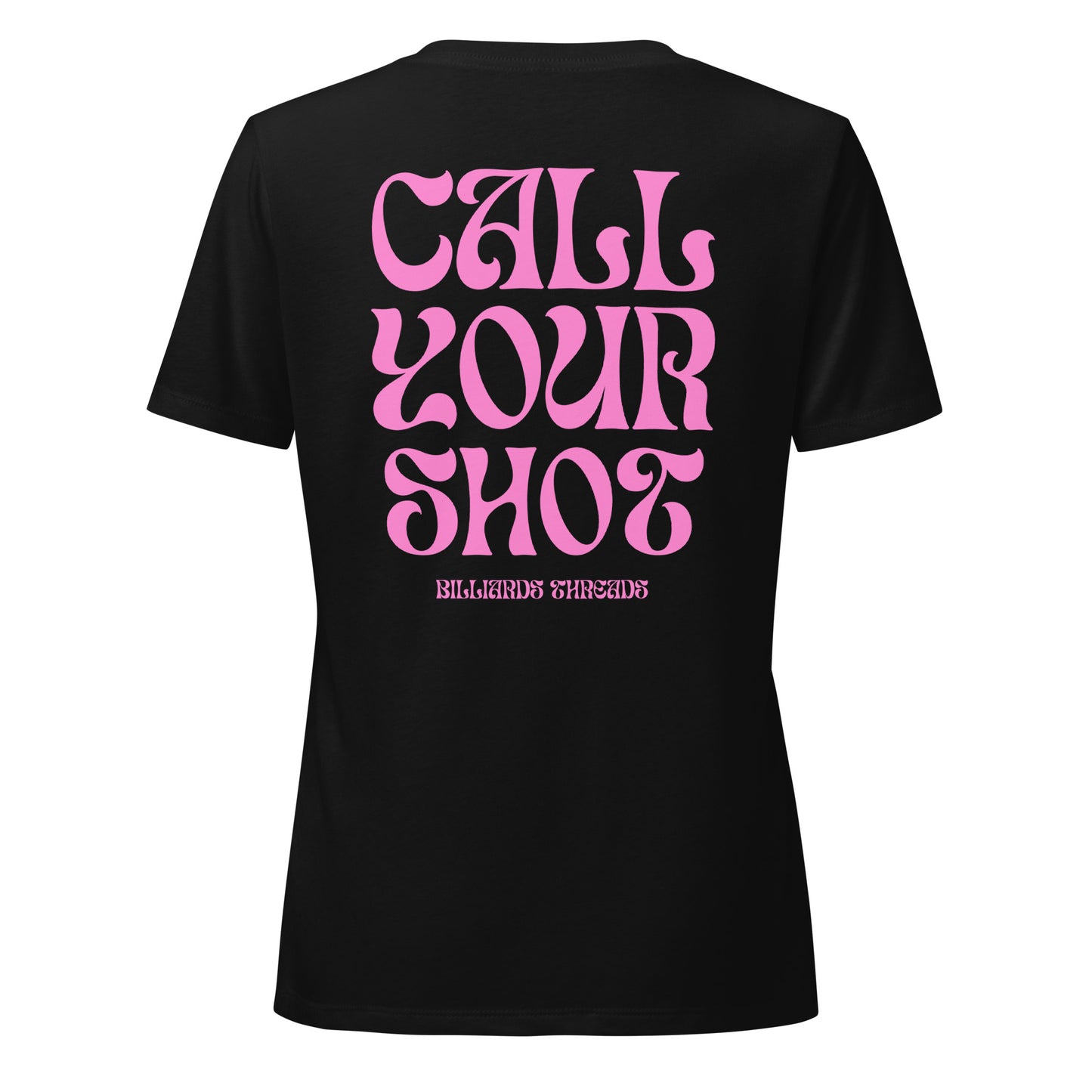 Women’s relaxed v-neck t-shirt call shot