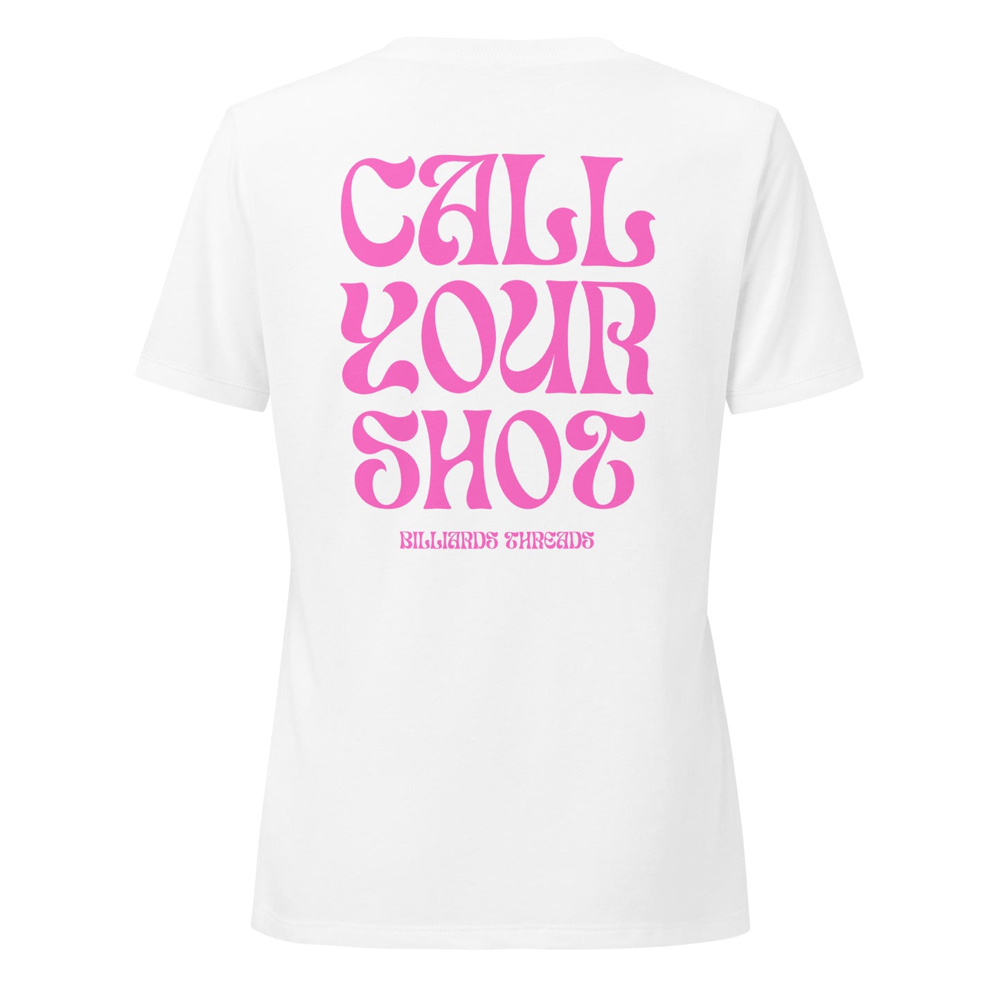 Women’s relaxed v-neck t-shirt call shot